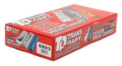 Trans-Dapt Performance  - TD6093 - Trans Dapt "BEVELED EDGE", Ball-Milled Aluminum Valve Covers; TALL; FLAMES- 1958-1986- SB CHEVROLET 283-350 - Image 4