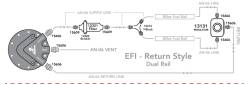 Aeromotive Fuel System - Aeromotive 17164 - Dual Rail EFI Return Kit Phantom 340 - Image 4