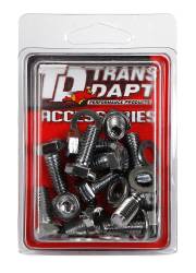 Trans-Dapt Performance  - TD9232 - Differential Cover Bolt Set, Chrome GM 14 Bolt Differential Covers - Image 2