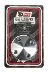 Trans-Dapt Performance  - TD6061 - Water Pump Pulley Nose; Groove; 1969-1985 Chevrolet 283-350; LONG Water Pump Polished Aluminum - Image 3