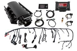 Fitech 70008 Ultimate LS 750 HP EFI System With Long Runner Cathedral Intake