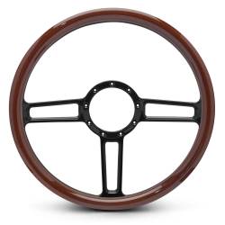 EMSMS140-34WBK - Steering Wheel Launch 15"Black/Wood Grip
