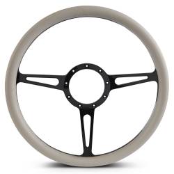 EMSMS140-35GBK - Steering Wheel Classic 15"Blk/Grey Grip