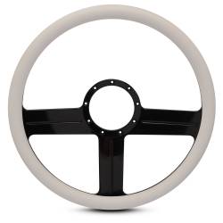 EMSMS140-39EBA - Steering Wheel G3 15"Black Ano/Wht Grip