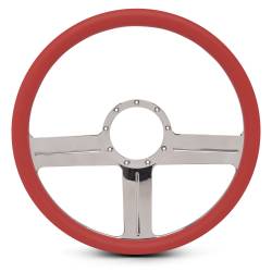 EMSMS140-39RCH - Steering Wheel G3 15"Chrome /Red Grip