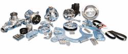 Eddie Motorsports - Eddie Motorsports SBC Accessory Drive S-Drive Plus 8 Rib with Alt, A/C and P/S (with attached plastic reservoir) Polished MS107-10P - Image 3