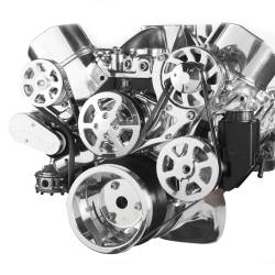 Eddie Motorsports - EMSMS107-12CL - SMALL BLOCK CHEVY S-DRIVE PLUS 8 RIB PS W/ATTACHED PLASTIC RESERVOIR, NO AC - Image 2