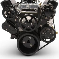 Eddie Motorsports - EMSMS107-12RMB - SMALL BLOCK CHEVY S-DRIVE PLUS 8 RIB PS FOR REMOTE RESERVOIR, NO AC - Image 2