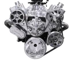 Eddie Motorsports - EMSMS107-57RCL - SMALL BLOCK CHEVY S-DRIVE 6 RIB PS FOR REMOTE RESERVOIR, NO AC - Image 1
