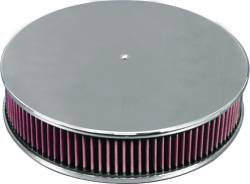 Eddie Motorsports - EMSMS215-65P - Air Cleaner 14" Round Smooth Polished - Image 1