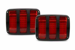 Eddie Motorsports - EMSMS275-81KMB - Taillight&Bezl Kit 64-66 Mustang Mat Blk - Image 1