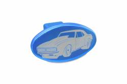 Eddie Motorsports - EMSMS500-55B - Hitch Cover 67-68 Camaro Blue - Image 2