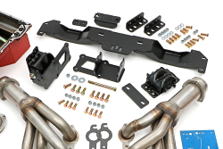Trans-Dapt Performance  - LS Engine SWAP IN A BOX KIT with LS in 70-74 F-Body with Auto Trans and Raw Headers Stainless Steel Trans Dapt 42221 - Image 4