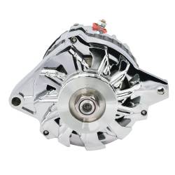 Proform - Proform Parts 6643016C - CS130 Alternator, 160 AMP, GM CS130, 1-Wire, Machined Pulley, Chrome - Image 4