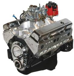 BP38315CTC1 Small Block Crate Engine by BluePrint Engines Dressed 383 CI 410 HP with Aluminum Heads and Roller Cam for 87 Octane Fuel