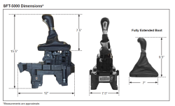 Powertrain Control Solutions - PCSSFT5000  - 6L80/6L90e and 8L90e Floor Shifter Assembly with Top Tap Shift Control - Image 3