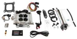 FiTech Fuel Injection - Go EFI 4 600HP Bright Aluminum with In-Tank Retrofit Pump Fitech 36201 - Image 1