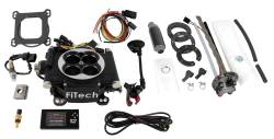 FiTech Fuel Injection - Fitech 36202 Go EFI 4 600 HP EFI System Matte Black Finish With In Tank Retrofit Kit-P/N 50015 - Image 1