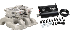 FiTech Fuel Injection - Fitech 35261 Go EFI 2x4 625HP System Aluminum Finish Master Kit w/ Force Fuel, Fuel Delivery System - Image 2