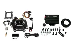 FiTech Fuel Injection - Fitech 35502 Go EFI 4 600 HP Matte Black EFI System With Force Fuel Mini Delivery Master Kit - Image 2