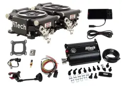 FiTech Fuel Injection - Fitech 35262 Go EFI 2x4 625HP System Black Finish Master Kit w/ Force Fuel, Fuel Delivery System - Image 1