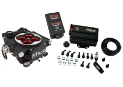 FiTech Fuel Injection - Fitech 35504 Go EFI 4 600 HP Power Adder Matte Black EFI System With Force Fuel Mini Delivery Master Kit - Image 2