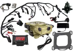 FiTech Fuel Injection - Fitech 37001 Retro LS Kit 650 HP Classic Gold with Transmission Control - Image 3