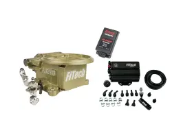 FiTech Fuel Injection - Fitech 93559 Go EFI 2 Barrel 400 HP Classic Gold EFI System With Force Fuel Mini Delivery Master Kit & Go Spark CDI Box - Image 2