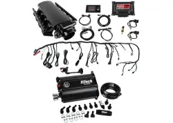 FiTech Fuel Injection - Fitech 75202 Ultimate LS 500 HP EFI System With Short Cathedral Intake, Transmission Control & Force Fuel Master Kit - Image 3