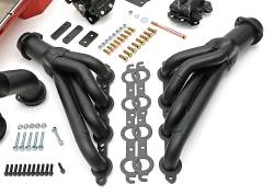 Trans-Dapt Performance  - LS Engine Swap In A Box Kit for LS in 68-72 GM A-Body 4L60E Mid-Length Black Coated Trans Dapt 46004 - Image 2