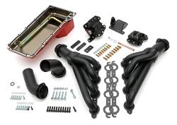 Trans-Dapt Performance  - LS Engine Swap In A Box Kit for LS in 68-72 GM A-Body TH350 700R4 Mid-Length Black Maxx Coated Trans Dapt 46014 - Image 2