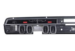 Dakota Digital VHX-64L-K-R - 1964-65 Lincoln Continental VHX System, Black Alloy Style Face, Red Display