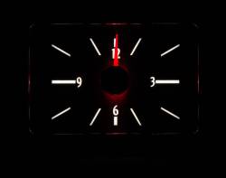 Dakota Digital - Dakota Digital VLK-40F-K-W - 1940 Ford Car Digital Clock, Black Alloy Style Face, White Display - Image 2