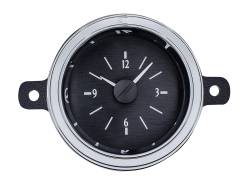 Dakota Digital - Dakota Digital VLK-49F-K-W - 1949-50 Ford Car Digital Clock,Black Alloy Style Face, White Display - Image 1