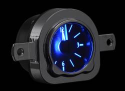 Dakota Digital - Dakota Digital VLK-51F-K-B - 1951 Ford Car Digital Clock, Black Alloy Style Face, Blue Display - Image 2