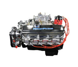 BluePrint Engines - BP454CTCK BluePrint Engines 454 Big Block Chevy Cruiser 460HP Longblock Dressed Carbureted Aluminum Heads Roller Cam with Polished Pulley Kit - Image 5