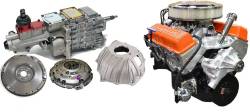 PACE Performance - SBC 350CID 390HP Orange Finish Crate Engine with Tremec TKX 5 Speed Trans Combo Pace Performance GMP-TK6BP350-5 - Image 1