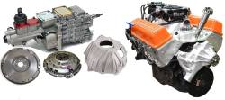 PACE Performance - SBC 350CID 390HP EFI Orange Finish Crate Engine with Tremec TKX 5 Speed Trans Combo Package Pace Performance GMP-TK6BP350-5F - Image 1