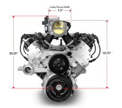 BluePrint Engines - PSLS376EFI - LS3 Crate Engine by BluePrint Engines 376ci 549HP Fuel Injected RetroFit Engine - Image 4