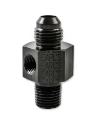 Earl's Performance - Earls Plumbing Aluminum Fuel Pressure Gauge Tee Adapter AT100193ERL - Image 1