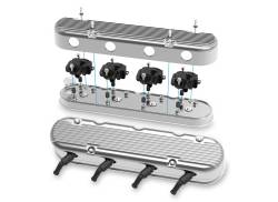Holley - Holley Performance Aluminum Valve Cover Set 241-181 - Image 3