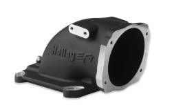 Holley - Holley EFI EFI Throttle Body Intake Elbow 300-240BK - Image 1