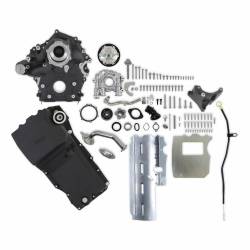 Holley - Holley Godzilla High-Mount Accessory Drive - With Holley Swap Oil Pan And Pump - Base Kit - Black 20-320BK - Image 4