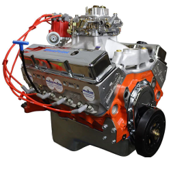 BluePrint Engines - PS4541CTC Small Block ProSeries Stroker Crate Engine by BluePrint Engines 454 CI 563 HP Small Block GM Style Dressed Longblock with Carburetor Aluminum Heads Roller Cam - Image 1
