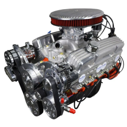 BP327CTFKV - GM 327 c.i. Engine - 350 HP - Deluxe Dressed with Polished Pulley Kit - Fuel Injected