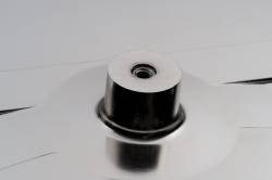 Clearance Items - Proform Parts 141-830 - Slant-Edge Die-Cast Aluminum Air Cleaner Kit, 14" Round, Black Crinkle, Raised Chevrolet & Bowtie Emblem (800-141830) - Image 2