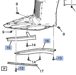 84234055 DEFLECTOR KIT-FRT TIRE FRT AIR