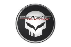23484695 C7 Corvette Stingray Center Wheel Cap Black with Jake Logo