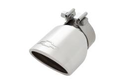 84439200 3.6L or 5.3L Polished Stainless Steel Single Outlet Exhaust Tip with Bowtie Logo