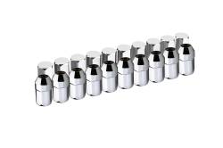 92221881 - GM Chrome Standard Lug Nut Kit - Package Fits 1 Vehicle